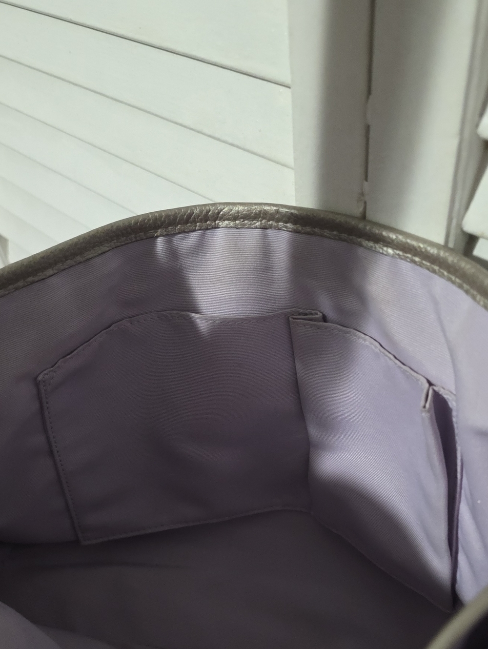 COACH LEGACY SILVER METALLIC EUC - Picture 7 of 11